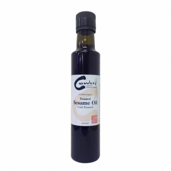 Carwari Organic Toasted White Sesame Oil 250ml