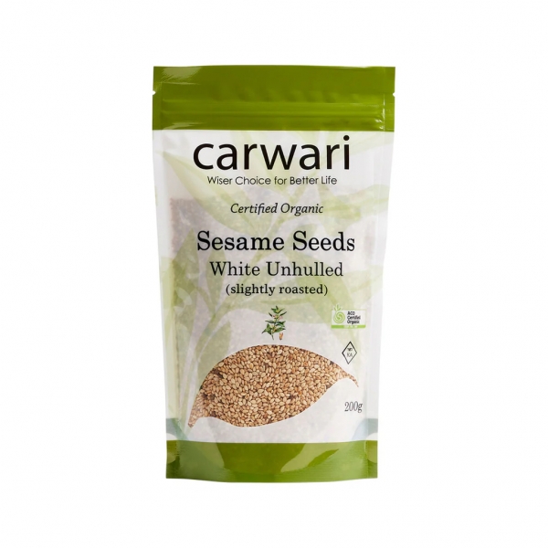 Carwari Organic Sesame Seeds Unhulled 200g