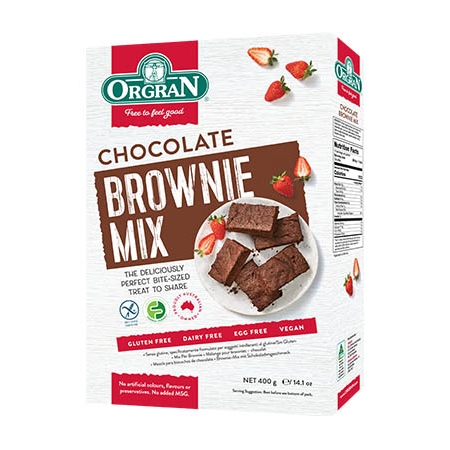 Orgran Chocolate Brownie Mix Gluten Free 400g