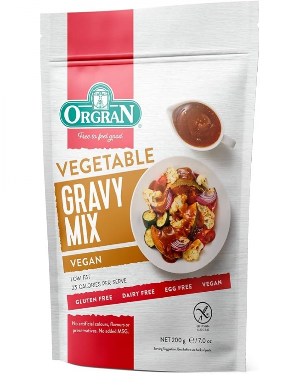 Orgran Vegetable Gravy Mix Gluten Free Vegan 200g