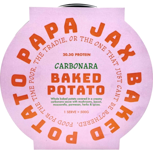 Papa Jax Baked Potato Carbonara 500g