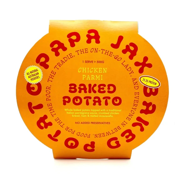Papa Jax Baked Potato Chicken Parmi 500g