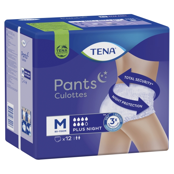 Tena Pants Plus Night Medium 12 Pack