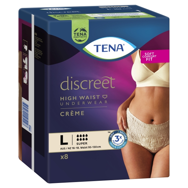 Tena Pants Discreet Large Super 8 Pack