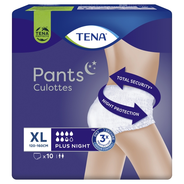 Tena Night Pants Plus Size XL 10 Pack