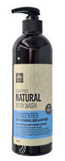 Nelum Natural Body Wash Unscented 500ml