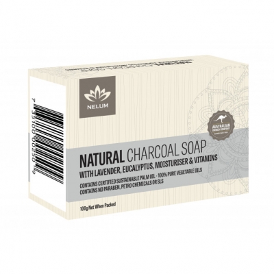 Nelum Natural Charcoal Soap 100g