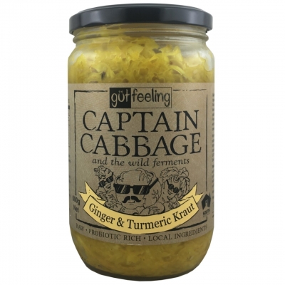Gut Feeling Ginger & Turmeric Kraut 600g