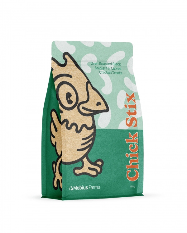 Chick Stix Black Soldier Fly Larvae Chicken Treats 150g | Adelaide's ...