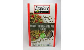 Explore Cuisine Organic Edamame & Black Bean Fettucine 200g