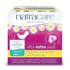 Natracare Organic Pads Ultra Extra Normal 12 Pack