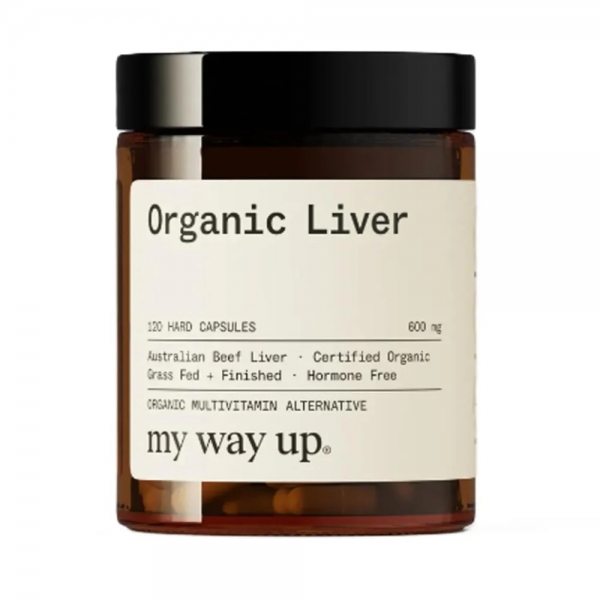 My Way Up Organic Liver Capsules 120 Pack