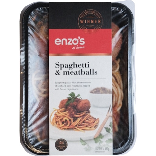 Enzo's At Home Spaghetti & Meatballs 350g