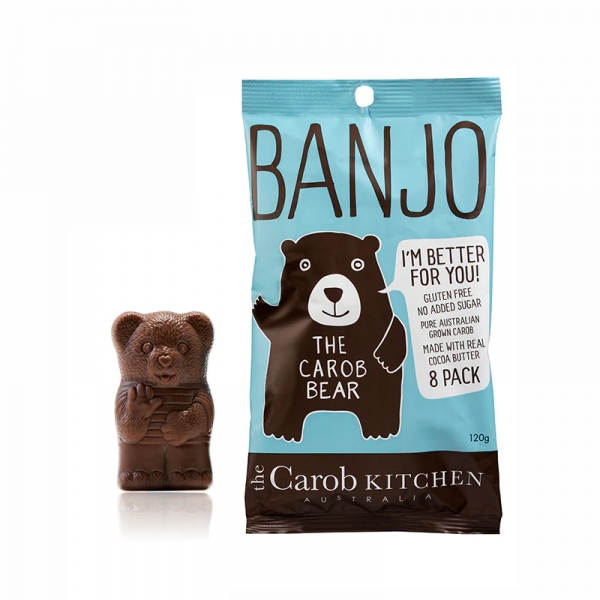 Carob Kitchen Banjo Bear 8 Pack 120g