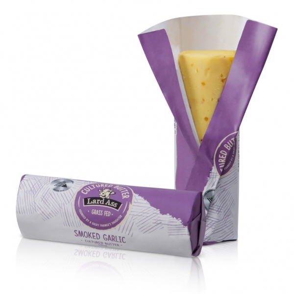 Lard Ass Cultured Butter Smoked Garlic 150g