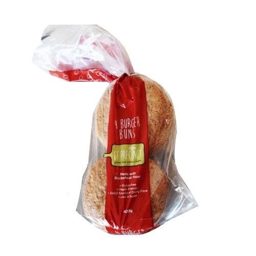 Gluten Free Precinct Frozen Burger Buns 4 Pack 400g