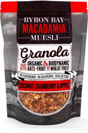 Byron Bay Granola Coconut Cranberry Apple 400g