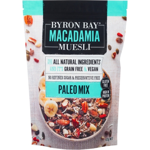 Byron Bay Muesli Paleo Mix Gluten Free 425g