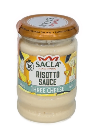 Sacla Risotto Sauce Three Cheese 190g
