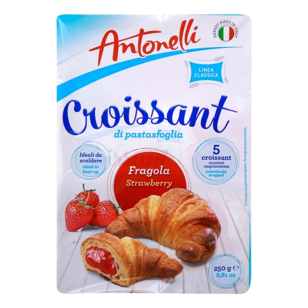 Antonelli Croissant Strawberry 5 Pack 250g