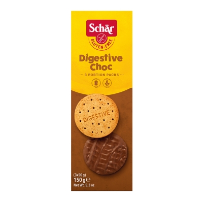 Dr Schar Digestive Chocolate Biscuits Gluten Free 150g