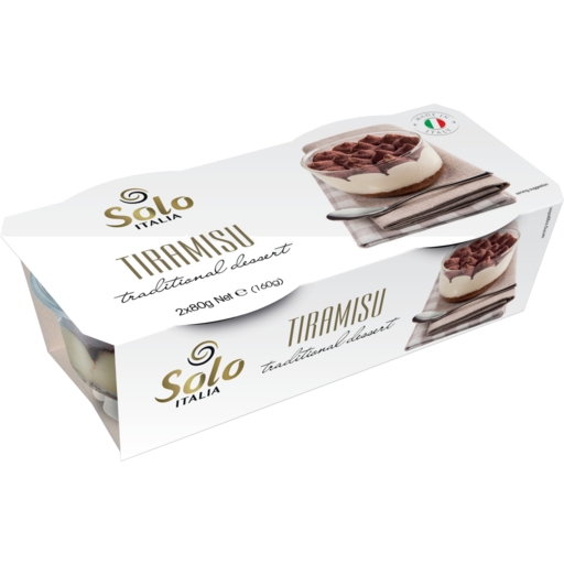 Solo Italia Tiramisu 2 Pack 160g