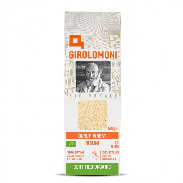 Girolomoni Organic Durum Wheat Risoni 500g