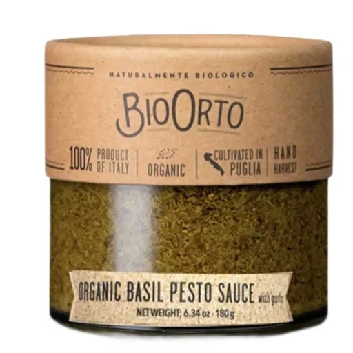 BioOrto Organic Pesto Basil 180g