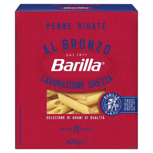 Barilla Al Bronzo Penne Rigate 400g 