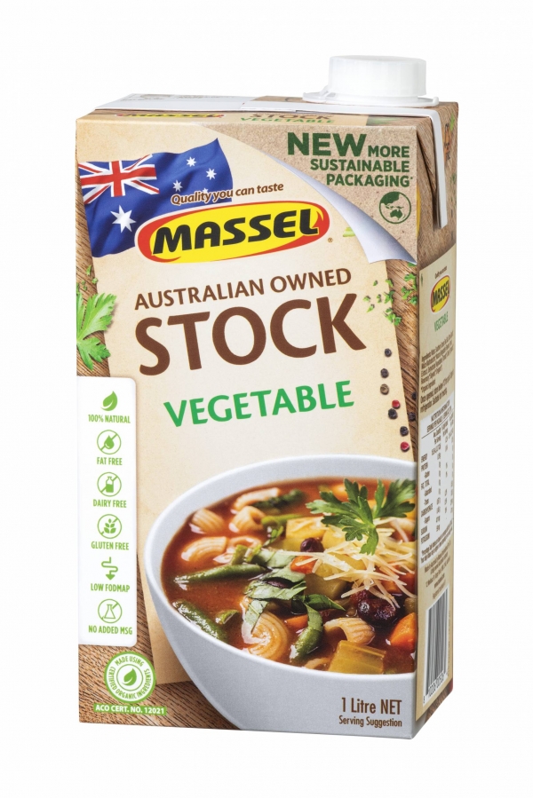 Massel Plant Based Liquid Stock Vegetable Organic 1lt
