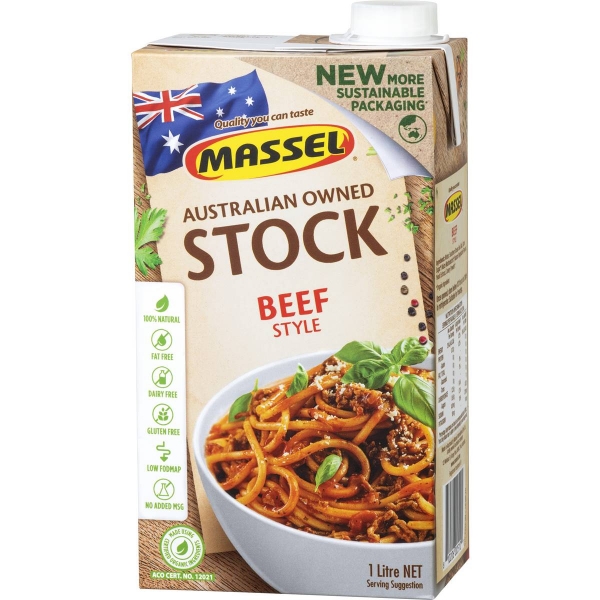 Massel Plant Based Liquid Stock Beef 1lt