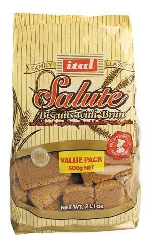 Ital Salute Biscuit with Bran 450g