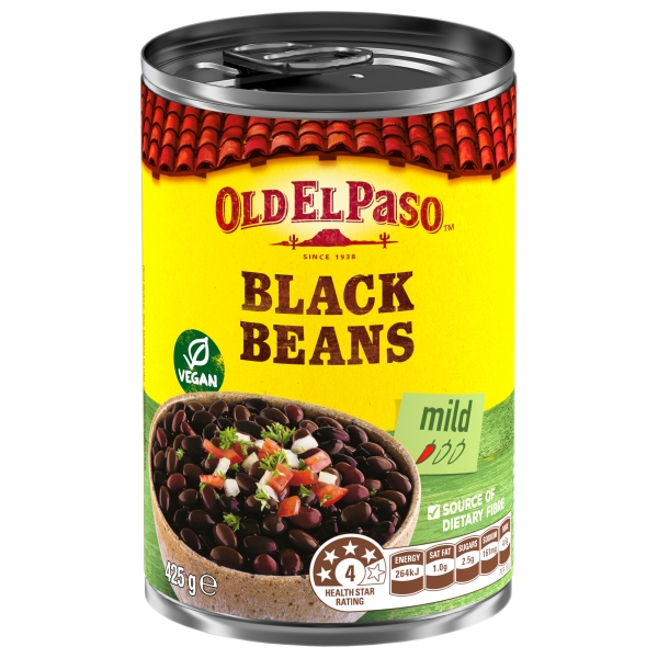 Old El Paso Black Beans 425g