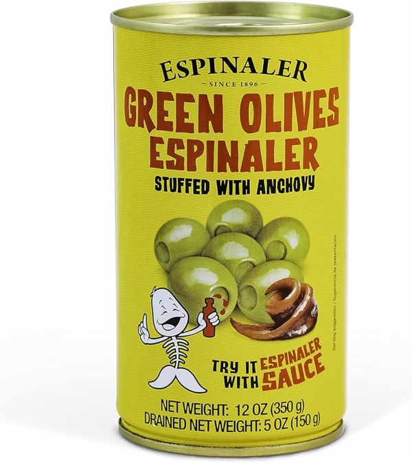Espinaler Olives Stuffed Anchovy 350g
