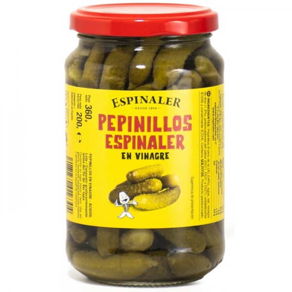 Espinaler Cornichons In Vinegar 360g