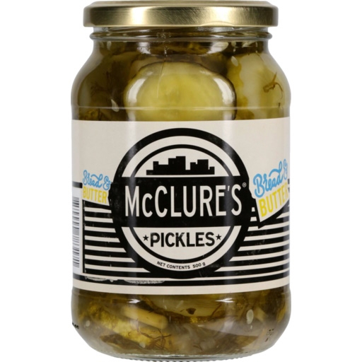 McClure's Bread & Butter Crinkle Cut Pickles 500g