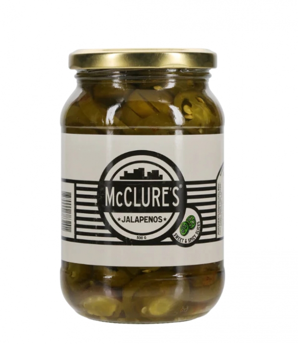McClure's Sweet & Spicy Sliced Jalapenos 500g