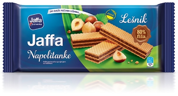 Jaffa Wafers Napolitanke Hazelnut 187g
