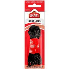 Smart Boot Laces Black 120cm 1 Pair