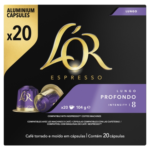 L'Or Espresso Capsules Profondo 20 Pack