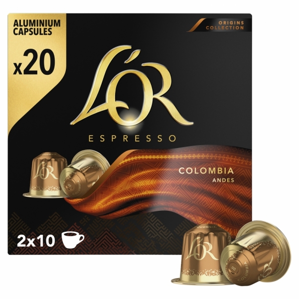 L'or Espresso Capsules Colombia 20 Pack