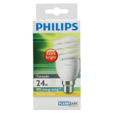 Philips Tornado Bayonet Cap Warm White 24W 1 Pack