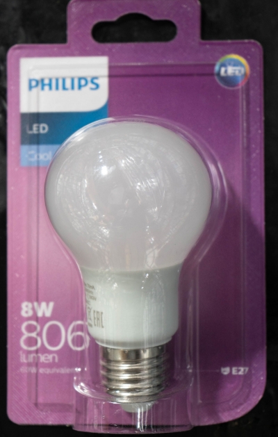 Philips Globe LED Edison Screw Cool Daylight 8W 1 Pack