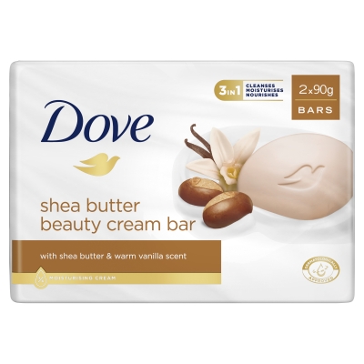 Dove Beauty Cream Bar Shea Butter 2 Pack 180g