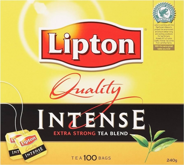 Lipton Tea Bags Intense 100 Pack 240g