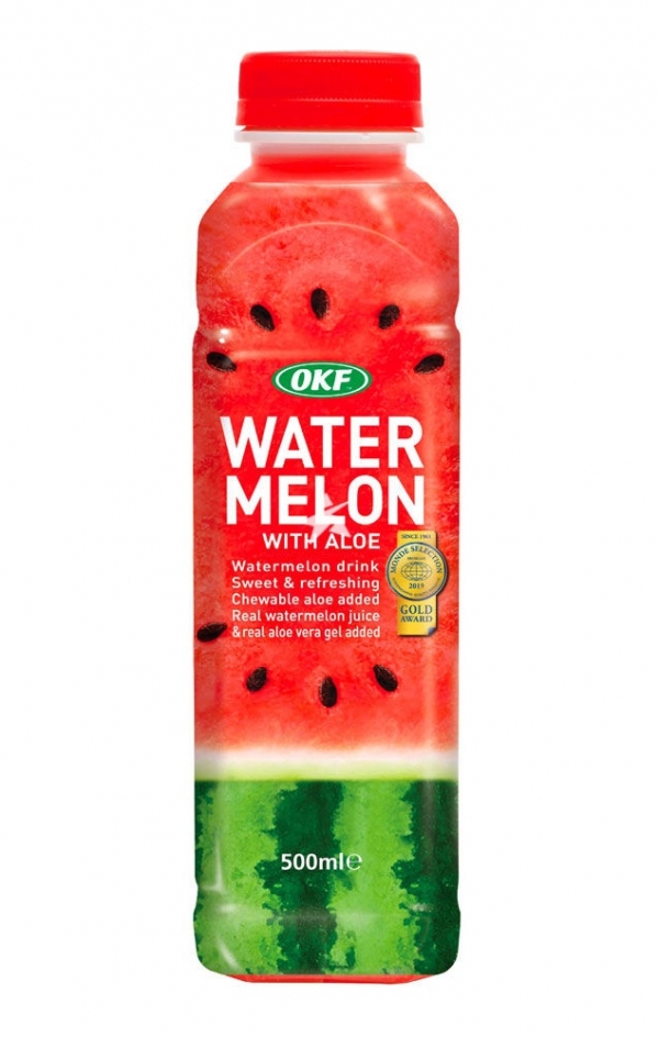 OKF Aloe Vera Drink Watermelon 500ml