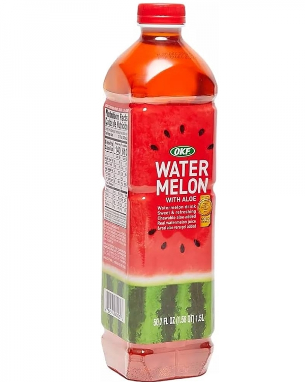 OKF Watermelon Drink With Aloe 1.5Lt