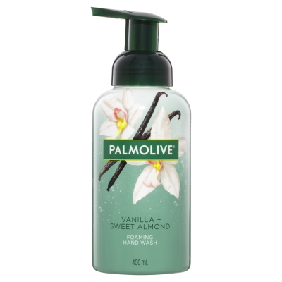 Palmolive Liquid Hand Wash Foaming Vanilla & Sweet Almond Pump 400ml