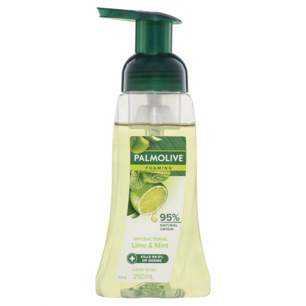 Palmolive Liquid Hand Wash Foaming Antibacterial Lime & Mint Pump 250ml
