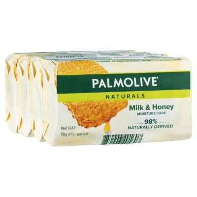 Palmolive Naturals Soap Milk & Honey 4 x 90g